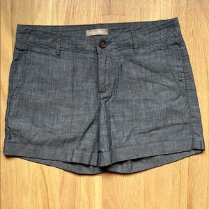 Banana Republic Chambray Shorts Tailored Design size 4